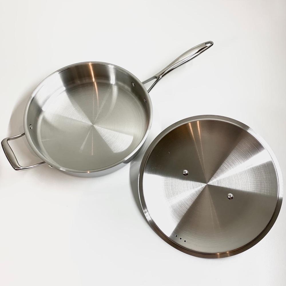 Stone&Beam Tri-Ply Stainless 5qt Saute Pan & Lid - Picture 7 of 16